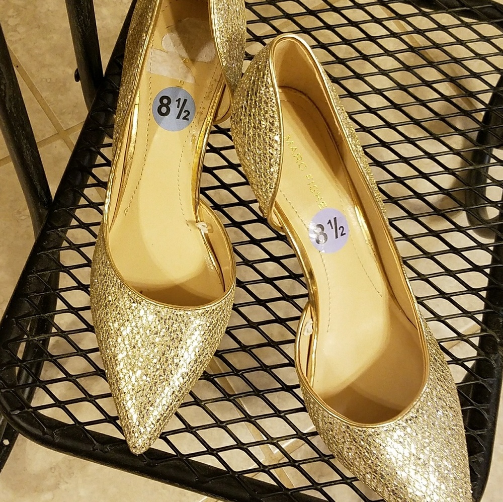 Shine crystal shoes size 8 1/2 used once